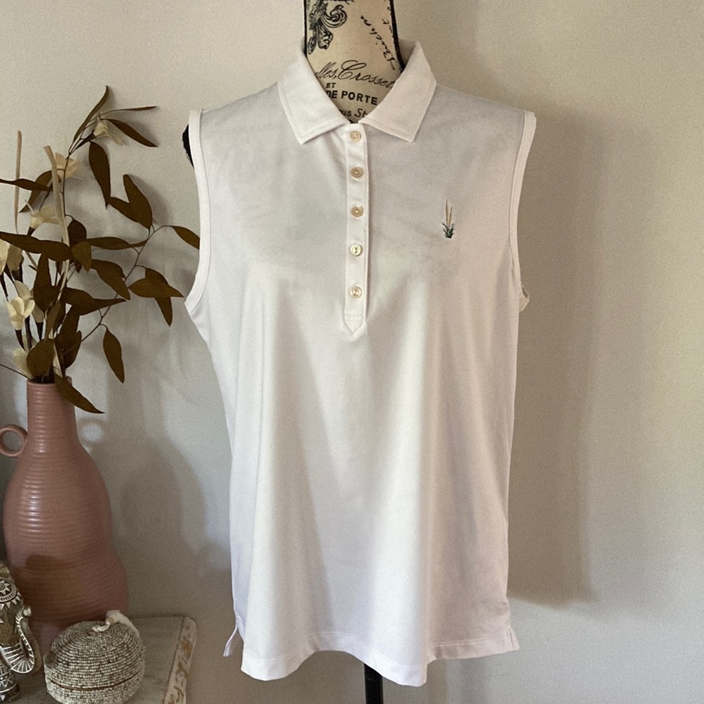 Peter Millar Performance Sleeveless Polo Top